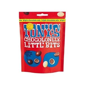 Tony's Chocolonely Littl' Bits Triple Chocolate 100g (8 Pack) Tony's Chocolonely Littl' Bits Triple Chocolate 100g (8 Pack)