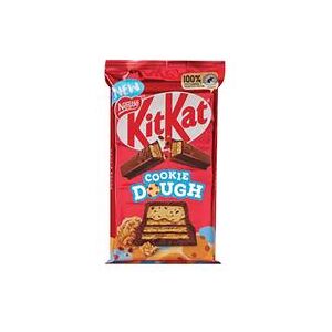 Nestle KitKat Four Finger Cookie Dough Chocolate (Pack of 24) 12626140 Nestle KitKat Four Finger Cookie Dough Chocolate (Pack of 24) 12626140