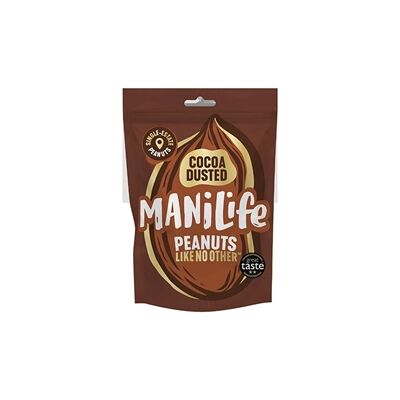 8 Pack ManiLife Cocoa Dusted Peanuts 75g 8 Pack ManiLife Cocoa Dusted Peanuts 75g