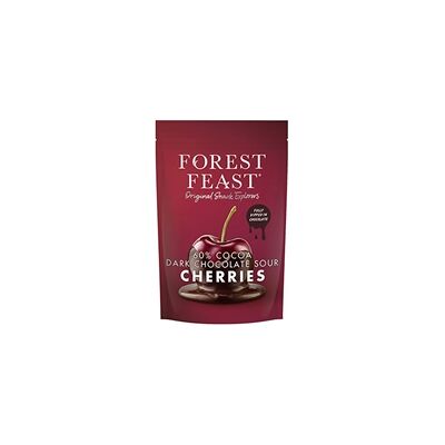 6 Pack Forest Feast Belgian Dark Chocolate Sour Cherries 120g 6 Pack Forest Feast Belgian Dark Chocolate Sour Cherries 120g