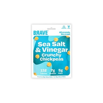 12 Pack Brave Roasted Chickpeas Salt & Vinegar 35g 12 Pack Brave Roasted Chickpeas Salt & Vinegar 35g