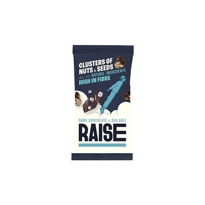 12 Pack Raise Snacks Dark Chocolate and Sea Salt 35g 12 Pack Raise Snacks Dark Chocolate and Sea Salt 35g