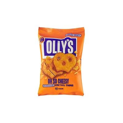 7 Pack Olly's Pretzel Thins - Vegan Cheese 140g 7 Pack Olly's Pretzel Thins - Vegan Cheese 140g