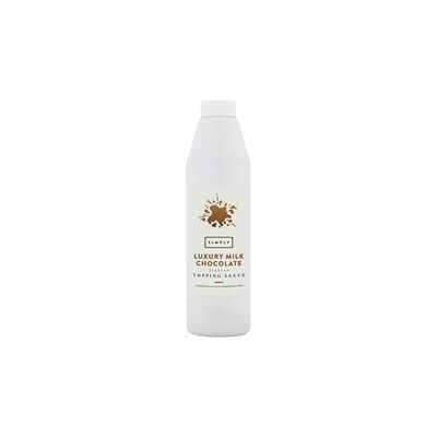 Simply Luxury Milk Chocolate Topping Sauce 1kg Simply Luxury Milk Chocolate Topping Sauce 1kg