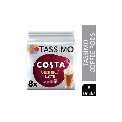Tassimo - Costa Caramel Latte - Pods 16 Tassimo - Costa Caramel Latte - Pods 16