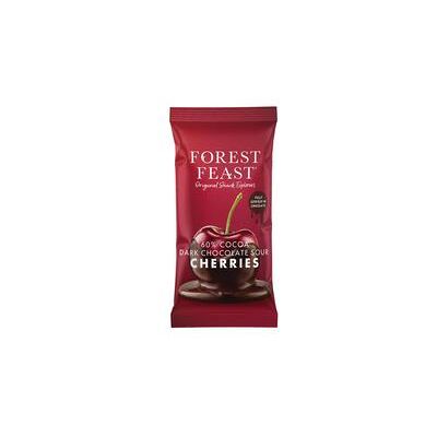 Forest Feast Belgian Dark Chocolate Sour Cherries Impulse40g Pack 12 Forest Feast Belgian Dark Chocolate Sour Cherries Impulse40g Pack 12