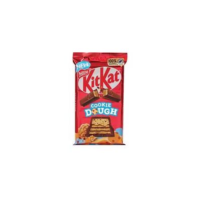 Nestle KitKat Four Finger Cookie Dough Chocolate (Pack of 24) 12626140 Nestle KitKat Four Finger Cookie Dough Chocolate (Pack of 24) 12626140