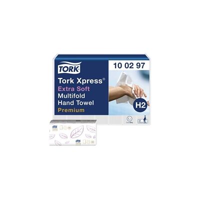 Tork Xpress Multifold Hand Towel H2 White 2100 Sheets Tork Xpress Multifold Hand Towel H2 White 2100 Sheets