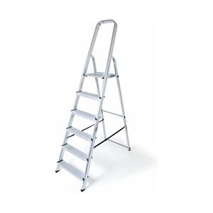 GPC Folding Step; 5 Tread; 150kg; Aluminium; Silver GPC Folding Step; 5 Tread; 150kg; Aluminium; Silver