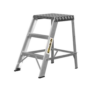 Climb-It Aluminium Library Step; 7 Tread; 150kg; Silver Climb-It Aluminium Library Step; 7 Tread; 150kg; Silver