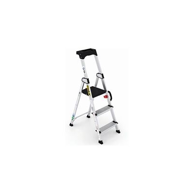 Climb-It - Professional 3 Tread Step Ladder - Aluminium Climb-It - Professional 3 Tread Step Ladder - Aluminium
