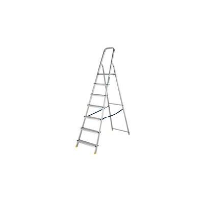 Werner 7 Tread Stepladder with High Handrail Aluminium 7400718L Werner 7 Tread Stepladder with High Handrail Aluminium 7400718L