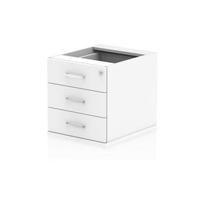 Impulse Fixed Pedestal 3 Drawer White - I001647 Impulse Fixed Pedestal 3 Drawer White - I001647