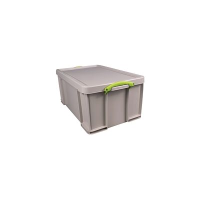 Really Useful - 64L Stacking Box - Grey - Storage Box Really Useful - 64L Stacking Box - Grey - Storage Box