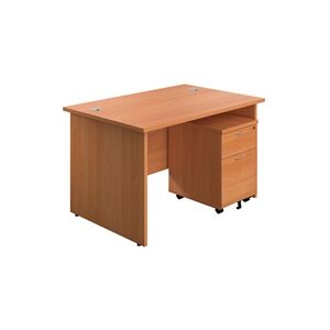Unbranded - Panel Desk Beech - 1200x800 - Desk Unbranded - Panel Desk Beech - 1200x800 - Desk
