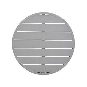 Bolero Aluminium Round Table Top Light Grey 580mm Bolero Aluminium Round Table Top Light Grey 580mm