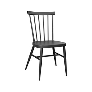 Bolero Windsor Aluminium Black Chairs (4 pack) Bolero Windsor Aluminium Black Chairs (4 pack)