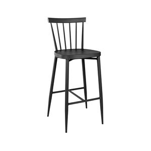 Bolero Windsor Aluminium Black High Stools (2 Pack) Bolero Windsor Aluminium Black High Stools (2 Pack)