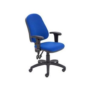 Calypso II High Back Chair Adjustable Arms Blue - CH2800RB+AC1040 Calypso II High Back Chair Adjustable Arms Blue - CH2800RB+AC1040