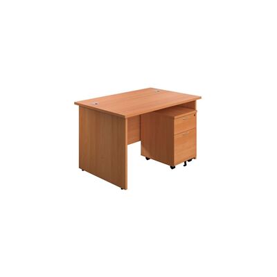 Unbranded - Panel Desk Beech - 1200x800 - Desk Unbranded - Panel Desk Beech - 1200x800 - Desk