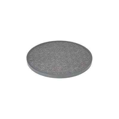 Bolero Fibre Glass Round Table Top Brushed Black 580mm Bolero Fibre Glass Round Table Top Brushed Black 580mm