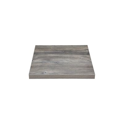 Bolero Pre-Drilled Square Melamine Table Top Ash Grey 700mm Bolero Pre-Drilled Square Melamine Table Top Ash Grey 700mm