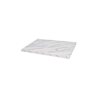 Bolero Pre-Drilled Rectangular Table Top Marble Effect 700mm Bolero Pre-Drilled Rectangular Table Top Marble Effect 700mm