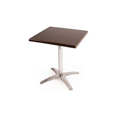 Special Offer Bolero Square Dark Brown Table Top and Base Combo Special Offer Bolero Square Dark Brown Table Top and Base Combo