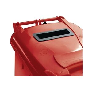 Unbranded Confidential Waste Wheelie Bin 240 Litre Red Unbranded Confidential Waste Wheelie Bin 240 Litre Red