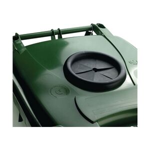 Unbranded Wheelie Bin With Bottle Bank Aperture 240 Litre Green Unbranded Wheelie Bin With Bottle Bank Aperture 240 Litre Green
