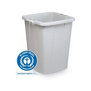 Durable ECO 90L Waste Bin Grey - Strong Square Recycling Bin - DURABIN Durable ECO 90L Waste Bin Grey - Strong Square Recycling Bin - DURABIN