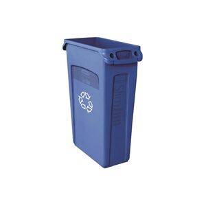 Rubbermaid Slim Jim Venting Channel Container 87 Litre - FG354007BLUE Rubbermaid Slim Jim Venting Channel Container 87 Litre - FG354007BLUE