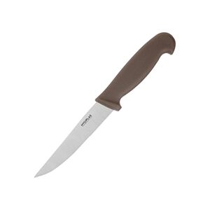 Hygiplas Vegetable Knife Serrated Brown 10.5cm Hygiplas Vegetable Knife Serrated Brown 10.5cm