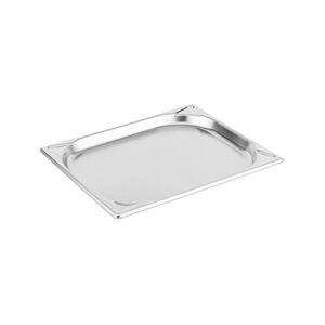 Vogue Heavy Duty Stainless Steel 1/2 Gastronorm Tray 20mm Vogue Heavy Duty Stainless Steel 1/2 Gastronorm Tray 20mm