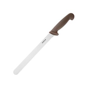 Hygiplas Slicer Serrated Brown 24.8cm Hygiplas Slicer Serrated Brown 24.8cm