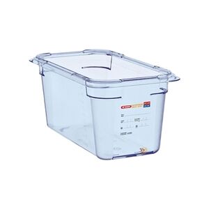 Araven ABS Food Storage Container Blue GN 1/3 150mm Araven ABS Food Storage Container Blue GN 1/3 150mm