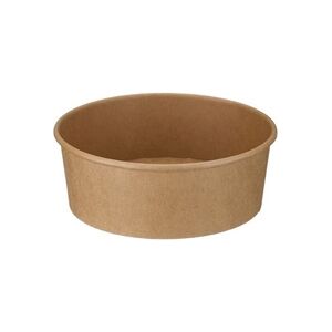 Unbranded - Round Kraft Bowl - 1300ml - PE lined - Bowl Unbranded - Round Kraft Bowl - 1300ml - PE lined - Bowl