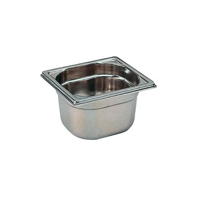 Matfer Bourgeat Stainless Steel 1/6 Gastronorm Tray 200mm Matfer Bourgeat Stainless Steel 1/6 Gastronorm Tray 200mm