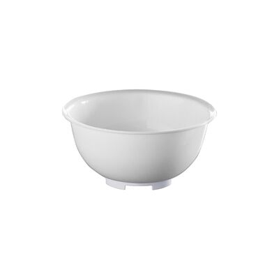 Araven White Polypropylene 11L Bowl - 38x18cm, Microwave Safe Araven White Polypropylene 11L Bowl - 38x18cm, Microwave Safe