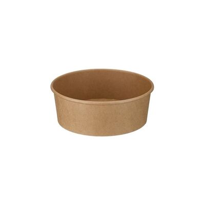 Unbranded - Round Kraft Bowl - 1300ml - PE lined - Bowl Unbranded - Round Kraft Bowl - 1300ml - PE lined - Bowl