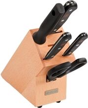 Wüsthof Gourmet Knife Block (Chef's Utility Paring Steel Shears) 6 Pk