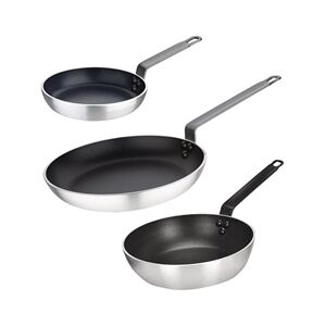 Vogue Cook Like A Pro 3-Piece Non-Stick Frying Pan and Sauté Pan Set Vogue Cook Like A Pro 3-Piece Non-Stick Frying Pan and Sauté Pan Set