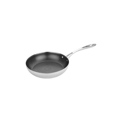 Vogue Tri-Shield Stainless Steel Frying Pan with Clad Coating 24cm Vogue Tri-Shield Stainless Steel Frying Pan with Clad Coating 24cm
