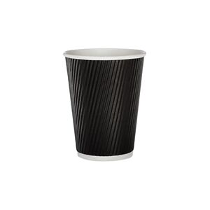 Unbranded 35cl Black Ripple Cup (500 Pack) HVRWBPA12 Unbranded 35cl Black Ripple Cup (500 Pack) HVRWBPA12