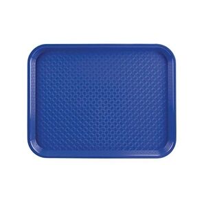 Fixtures Blue Plastic Fast Food Serving Tray {34cm x 26cm} Fixtures Blue Plastic Fast Food Serving Tray {34cm x 26cm}