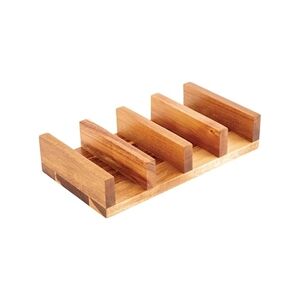 Olympia Acacia Wood Taco Stand Olympia Acacia Wood Taco Stand
