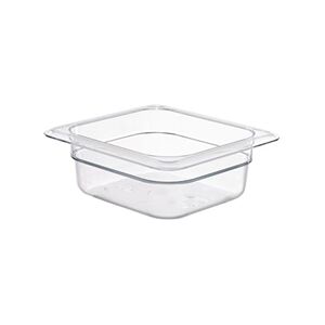 GGM Gastro - Camwear Polycarbonate GN Container - Transparent - 1L - Food Storage GGM Gastro - Camwear Polycarbonate GN Container - Transparent - 1L - Food Storage