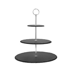 Olympia 3 Tier Slate Afternoon Tea Stand Olympia 3 Tier Slate Afternoon Tea Stand