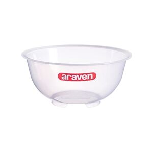 Araven Polypropylene Mixing Bowl Transparent 2.5Ltr Araven Polypropylene Mixing Bowl Transparent 2.5Ltr