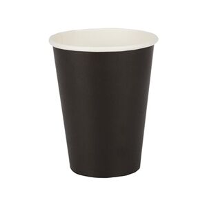 Fiesta Recyclable Coffee Cups Single Wall Black 340ml / 12oz (50 Pack) Fiesta Recyclable Coffee Cups Single Wall Black 340ml / 12oz (50 Pack)